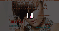 Desktop Screenshot of euphoriasalonanddayspa.com